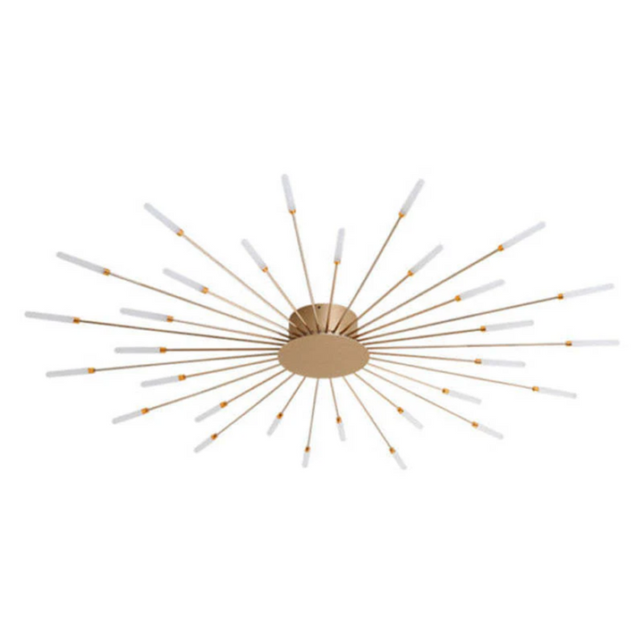 Geometric black LED ceiling light, a statement piece for modern home interiors