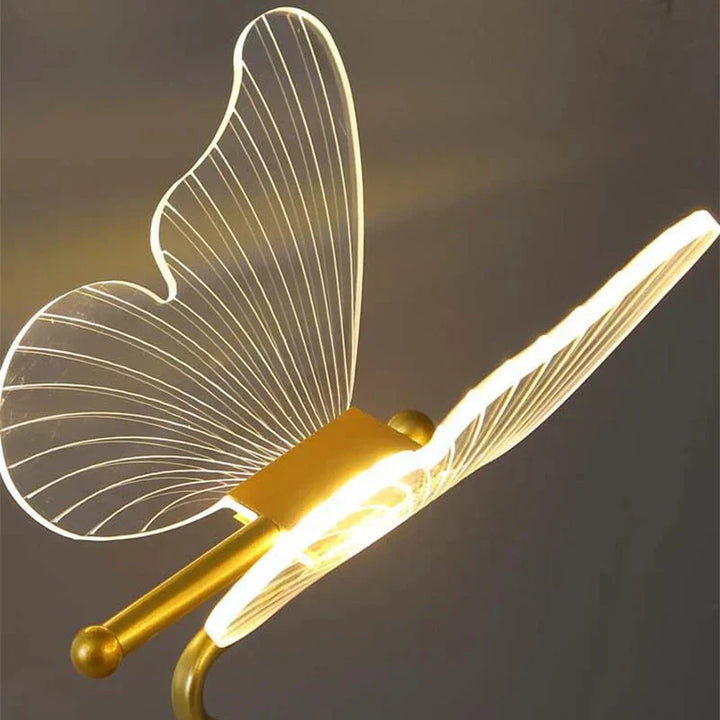 White LED butterfly table lamp, a versatile option for various home decor styles as accent lighting