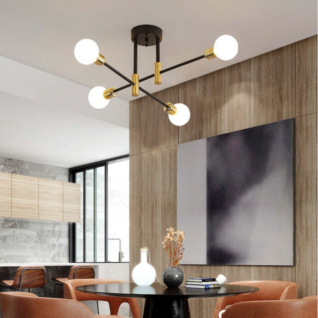 Lumière Royale LED ceiling light, warm white illumination, a modern luxury lighting solution.