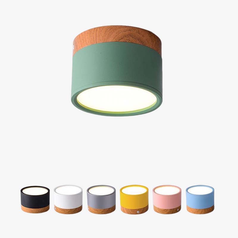 Modern LED Ceiling Light by LumiModo, Morandi style, perfect for contemporary home decor.