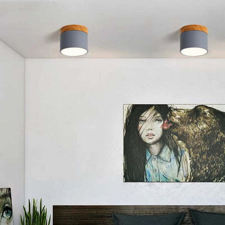 Elegant Morandi style LED ceiling lamp by LumiModo, a focal point in any modern room.