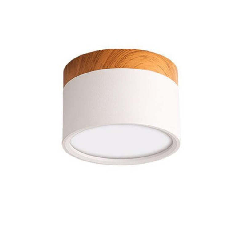 Flat panel LED ceiling light, LumiModo Morandi style, perfect for low-profile installation.