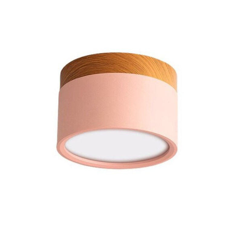 LumiModo LED ceiling light, Morandi style, bright and efficient for contemporary office lighting.