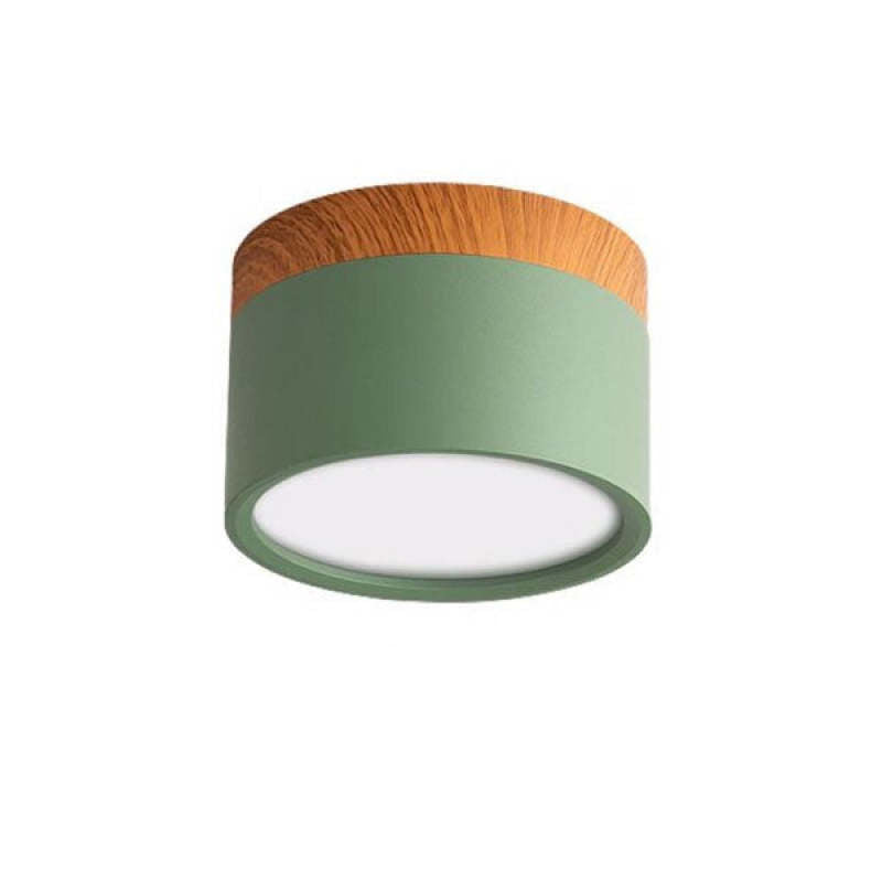 Sleek LumiModo LED ceiling light, Morandi style, enhances visual comfort in home and office.