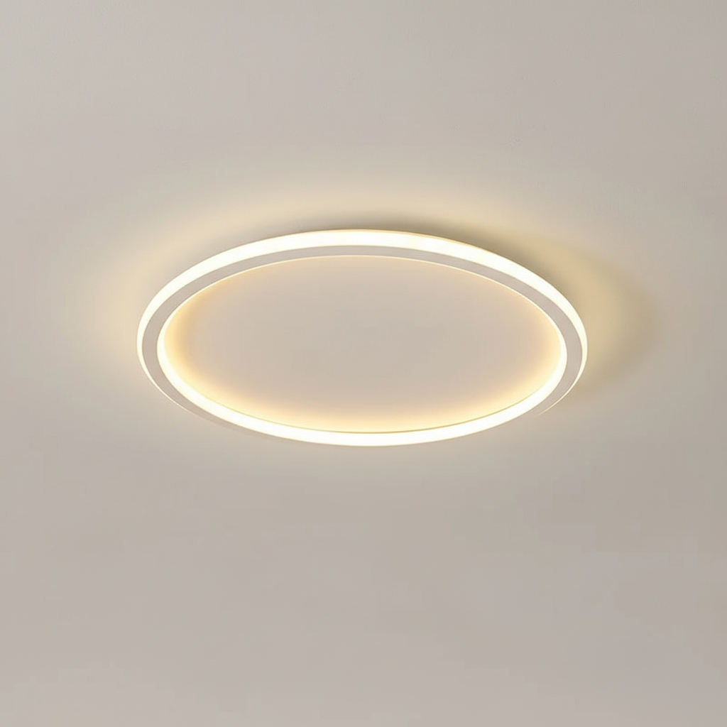 Hallway with a powerful but energy efficient LED light, simple elegance