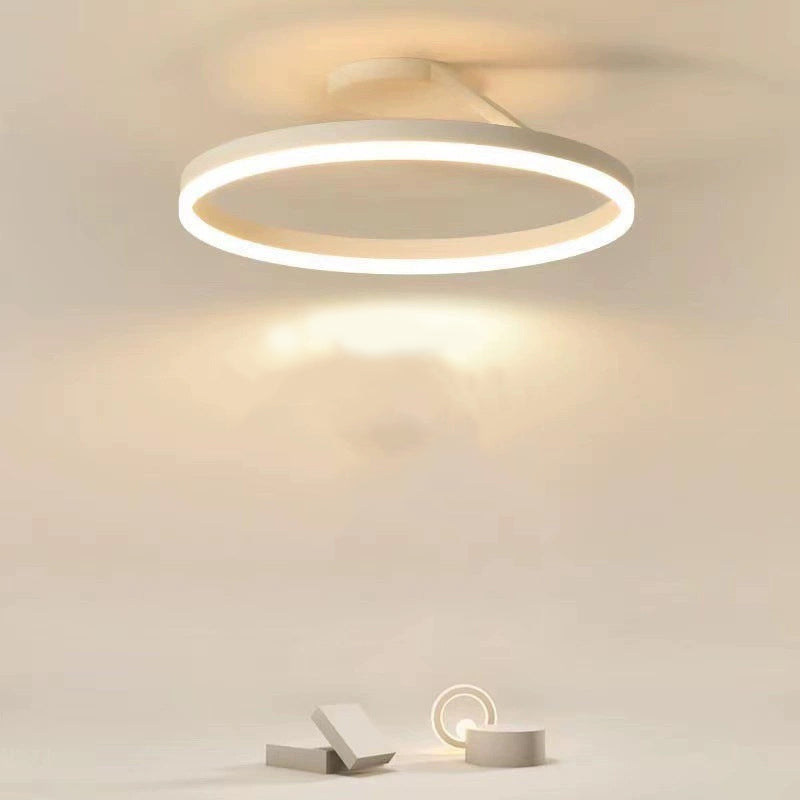 Sleek LED ceiling light, Luminara, a modern lighting fixture for contemporary home decor.