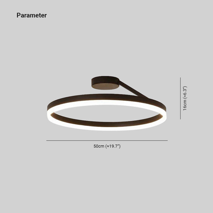 Adjustable LED ceiling light, Luminara, featuring a modern design for versatile indoor lighting.