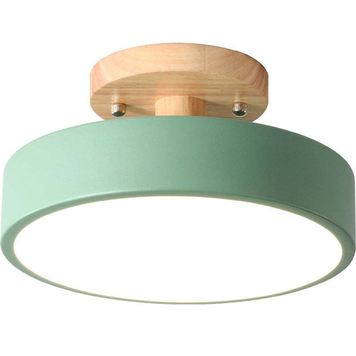 Contemporary LED ceiling light, LunaLux, perfect for stylish bedroom lighting.