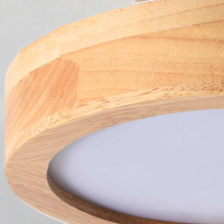 Energy efficient modern LED ceiling light, LunaLux, for sleek home decor.