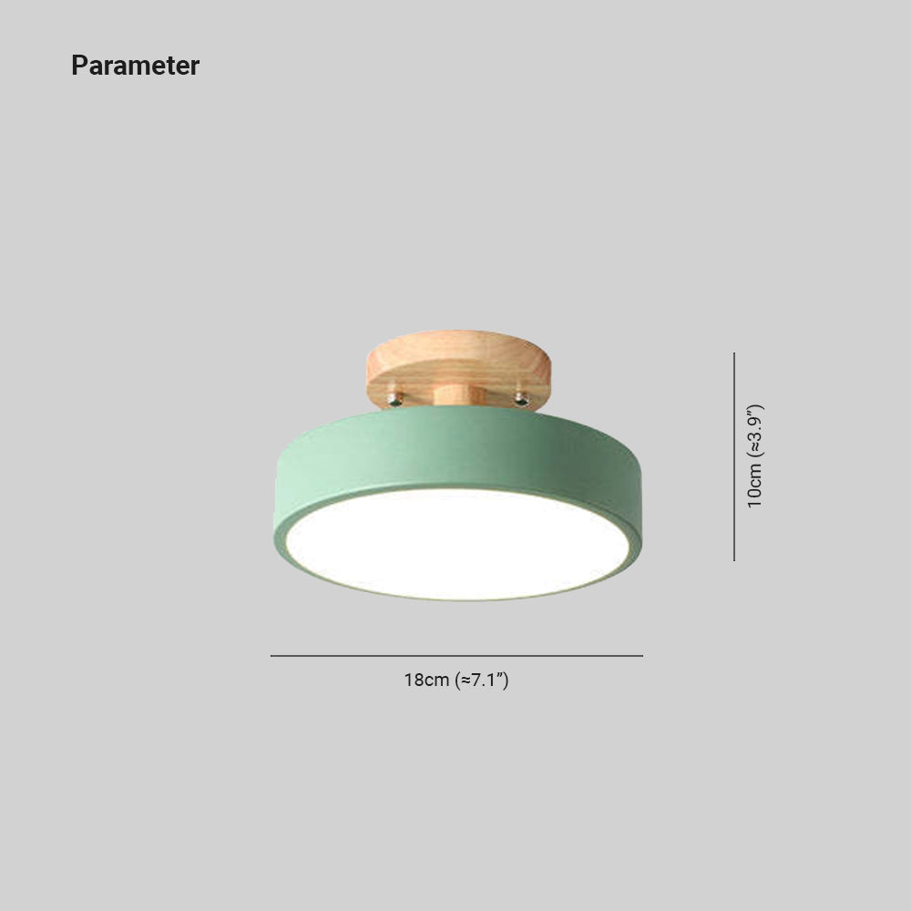 Stylish contemporary LED ceiling lamp, LunaLux, enhances any modern home.