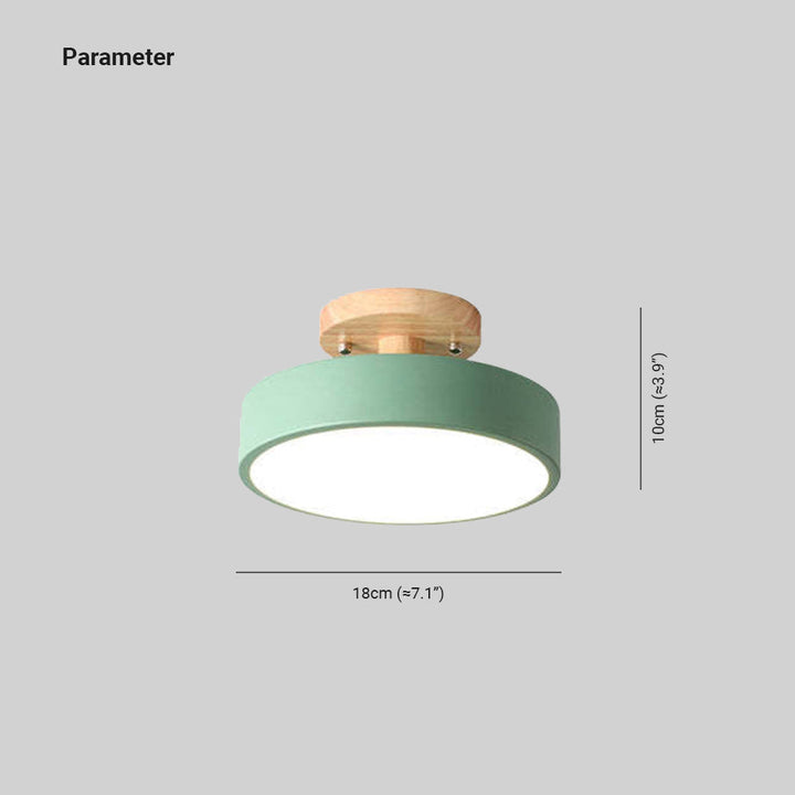Stylish contemporary LED ceiling lamp, LunaLux, enhances any modern home.