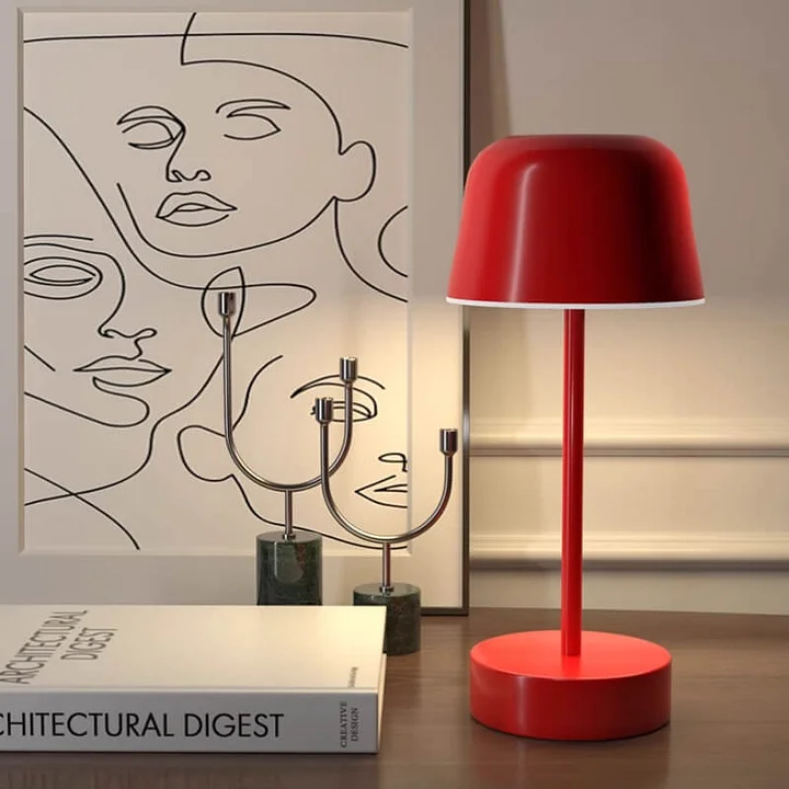 Stylish LumoPulse cordless table lamp with dimmable LED, perfect for modern home decor and mood lighting