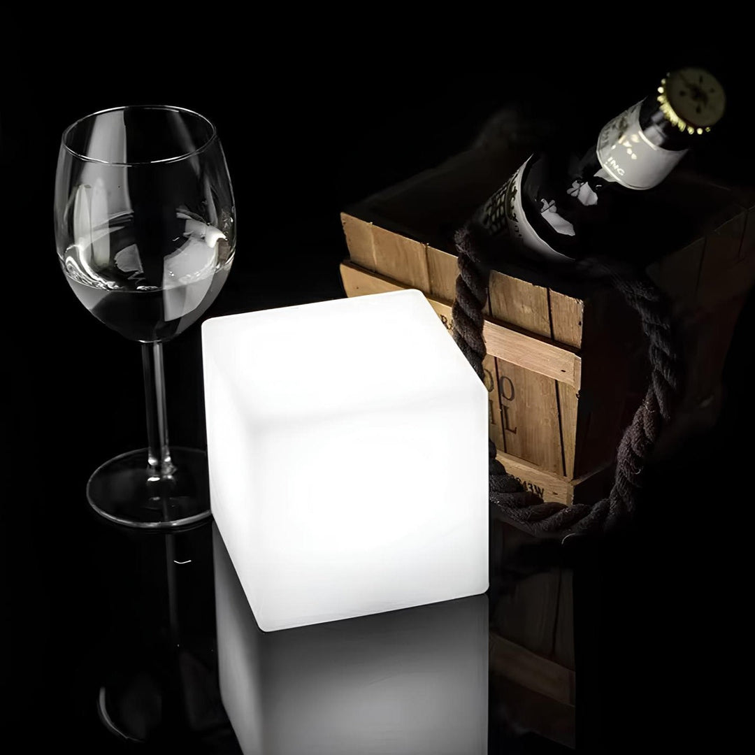 LumaCube solar lamp, cube light, garden, 16 color LED, outdoor