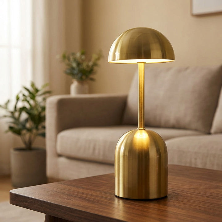 Modern LED Dimmable Scandinavian Desk Lamp in matte black finish, perfect for home office task lighting