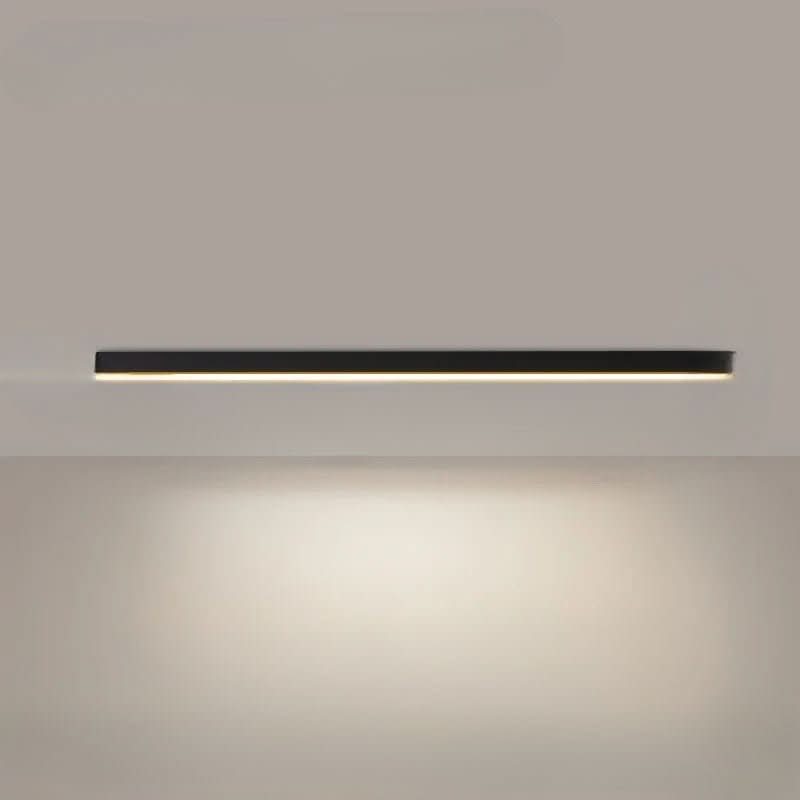 Modern LED minimalist flush mount ceiling lamp, ideal for ambient interior lighting.