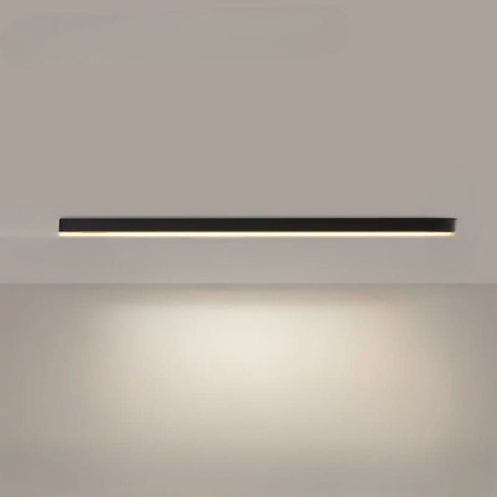 Modern LED minimalist flush mount ceiling lamp, ideal for ambient interior lighting.