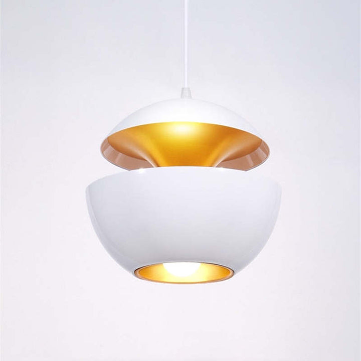 Contemporary LED lamp, a stunning ceiling light for modern dining areas.