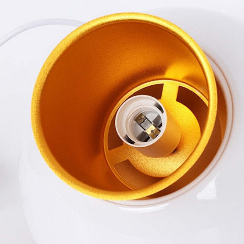 Sleek LED lamp for dining room, a modern pendant light enhancing home decor.