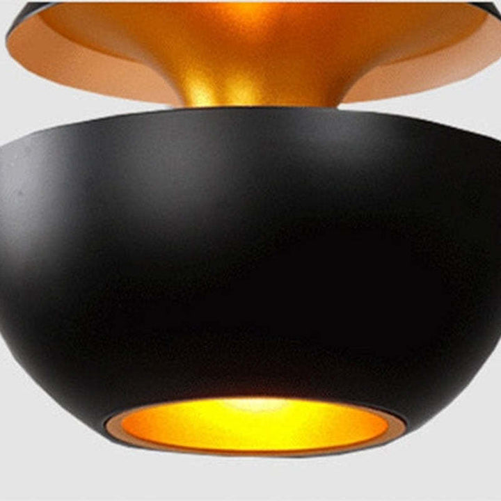 Contemporary LED pendant light, ideal for elegant dining & living spaces.