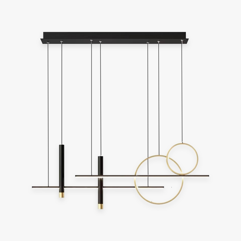 Modern LED pendant light for dining & living rooms. Contemporary design, adjustable light.