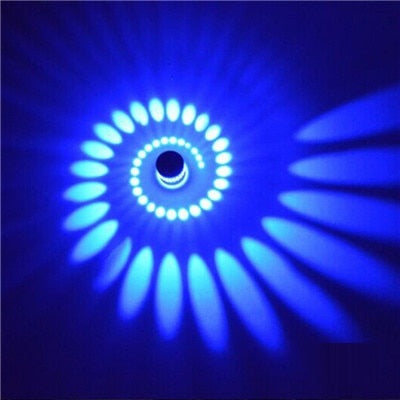 LumoSpiral LED spiral wall light, energy-saving and decorative for any modern home interior