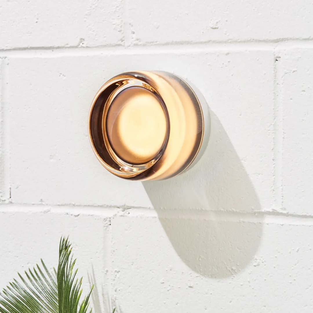 Modern LED wall lamp, a stylish hardwired lighting fixture for contemporary home decor, providing ambient light.