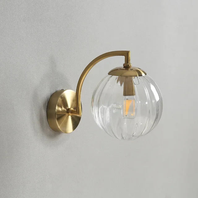 Energy-efficient LED wall lamp, providing ambient light for modern homes.