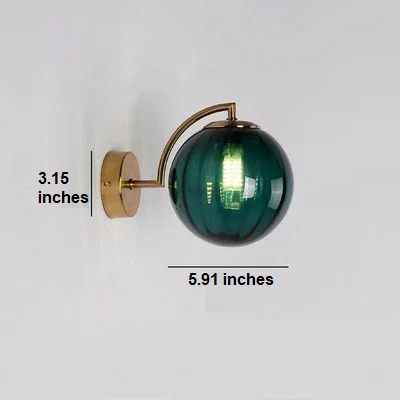 Stylish CrystalGlow LED wall sconce, enhancing contemporary interior design.