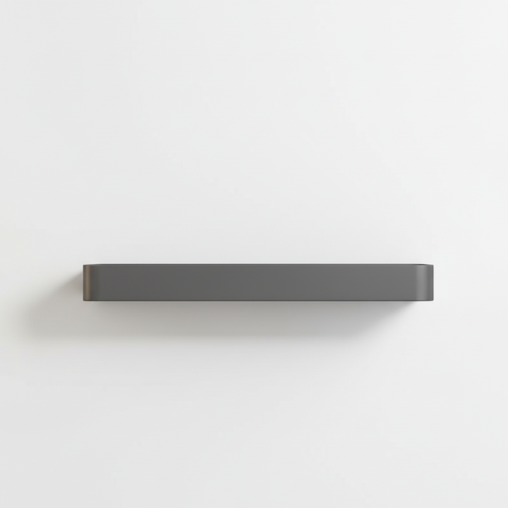 Modern matte gray Organixy shelf, an elegant kitchen organizer for spices and jars