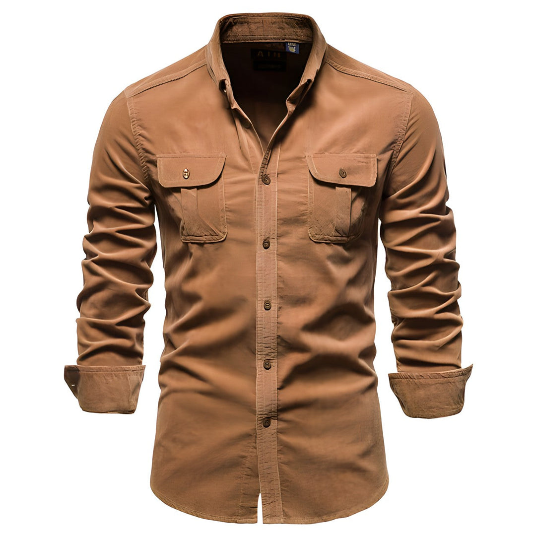 Versatile Aiden men's shirt, perfect modern button-up for stylish casual or smart formal looks.