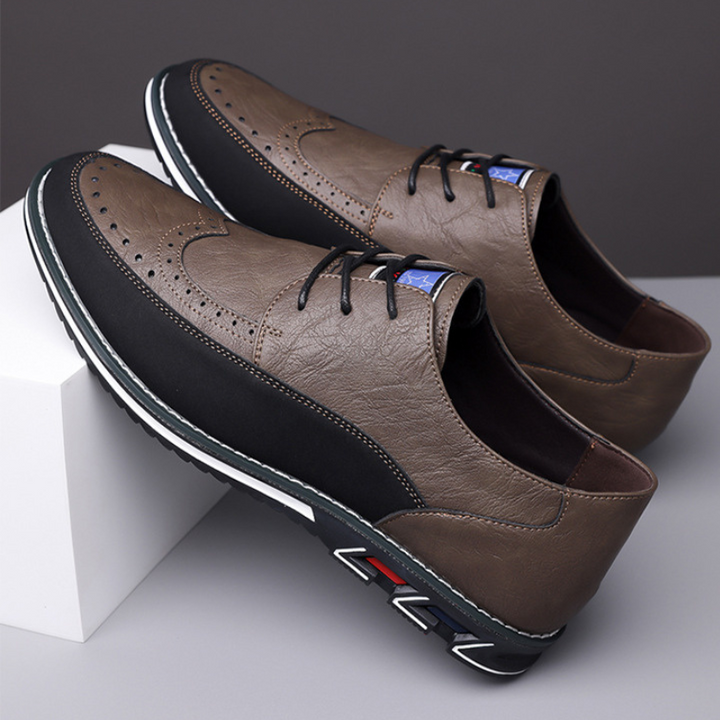 Men's sophisticated hybrid dress shoes, crafted for all-day comfort and a sleek profile.
