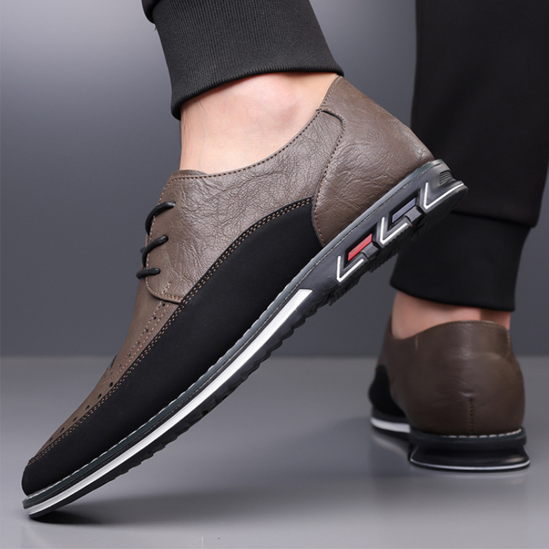 Modern men's fashion hybrid shoes, combining the best of dress and casual comfort.