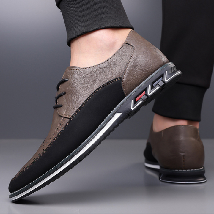 Modern men's fashion hybrid shoes, combining the best of dress and casual comfort.