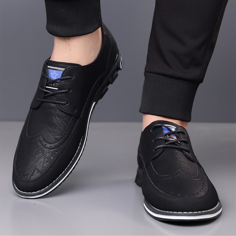 Men's versatile hybrid dress shoes, suitable for formal or casual settings with supreme comfort.
