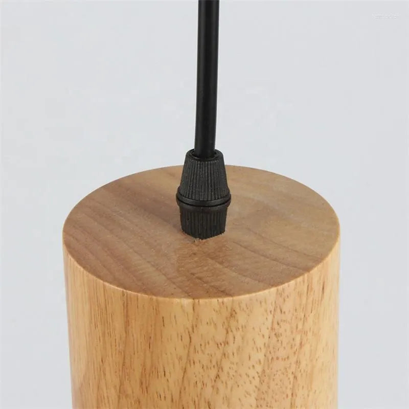 Bright LED cylinder pendant lamp providing modern, energy-efficient interior lighting.