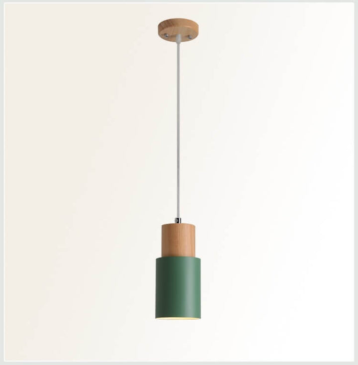 Modern LED cylinder pendant lamp, perfect adjustable lighting for kitchen island.