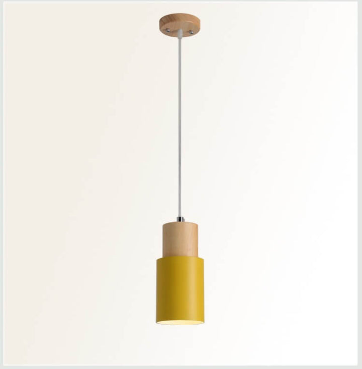 Adjustable modern minimalist LED cylinder pendant lamp, versatile home lighting.