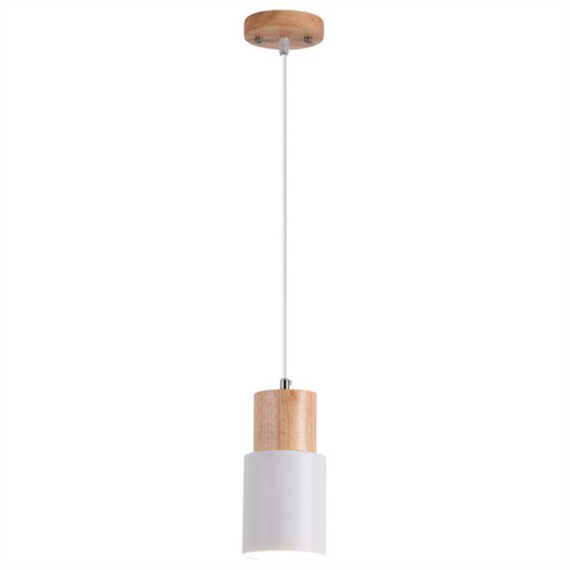 NordicGlow minimalist LED cylinder pendant light, elegant modern home decor.