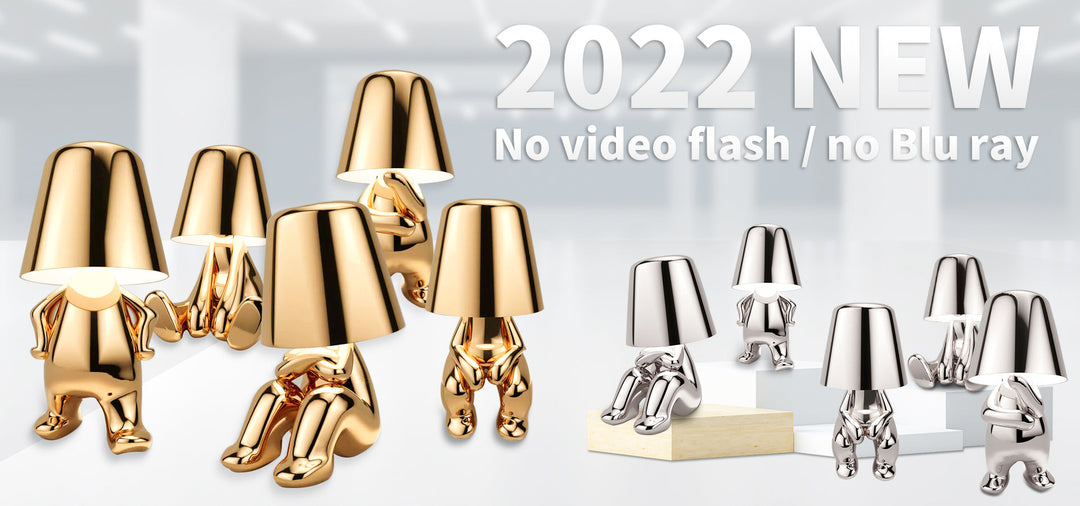 Elegant LED mushroom lamp, a modern minimalist bedroom accent light for a tranquil atmosphere.