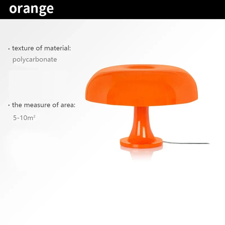 Minimalist LED mushroom table lamp, chic modern home decor that offers soft, stylish ambient lighting.