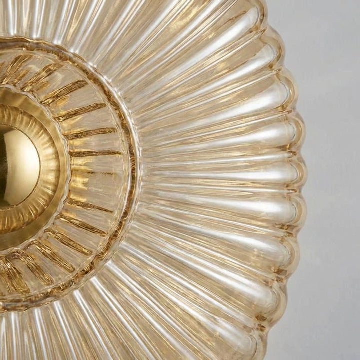 Elegant modern wall sconce, clear glass, perfect as a bedroom or hallway light.