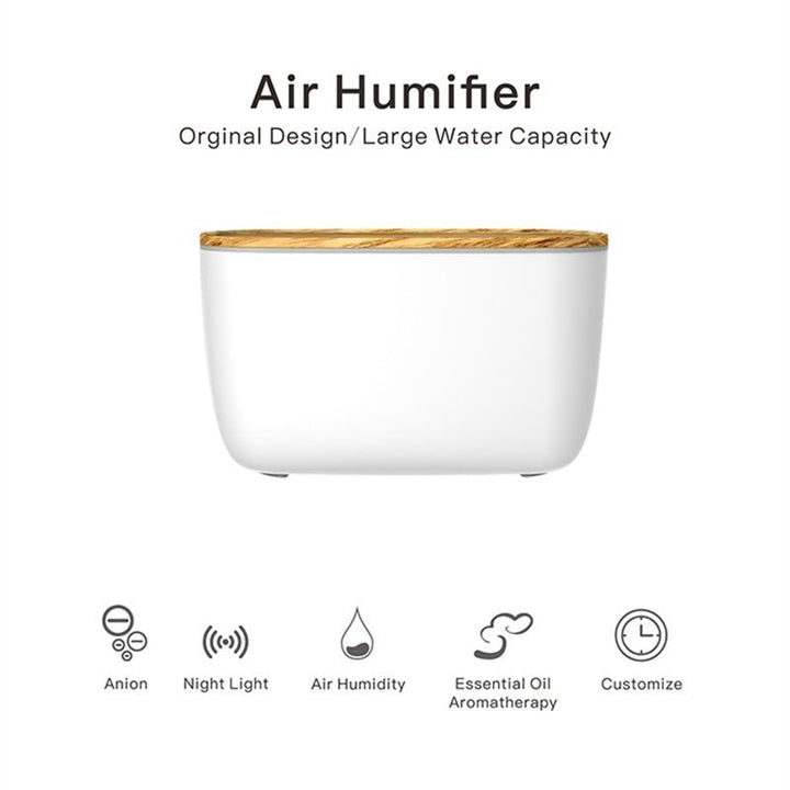 Household MistFlow 2-in-1 aroma diffuser & air humidifier, enhancing home comfort, air quality & relaxation.