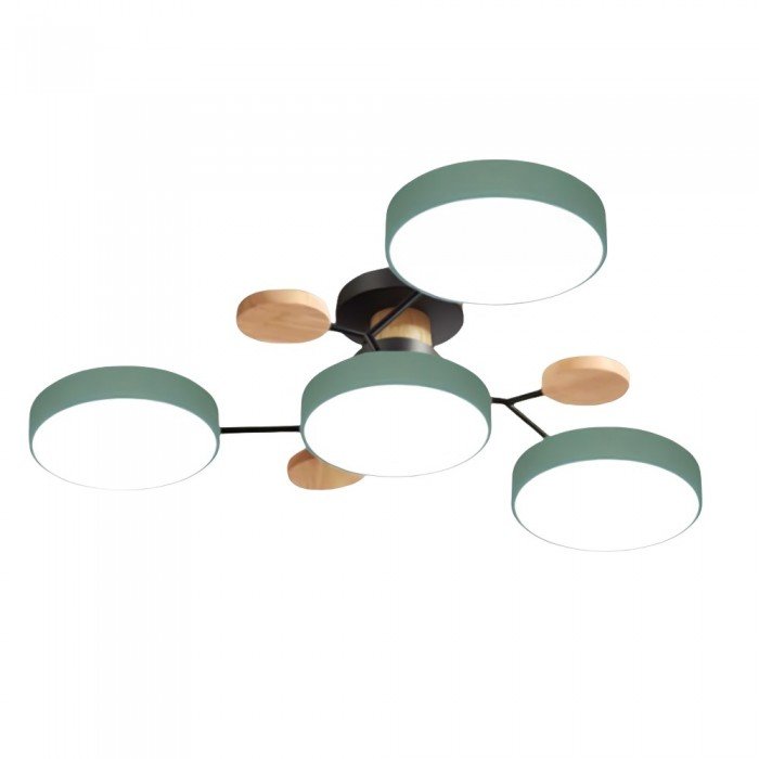 Modern Nordic LED ceiling light with branching design, perfect for contemporary living rooms.