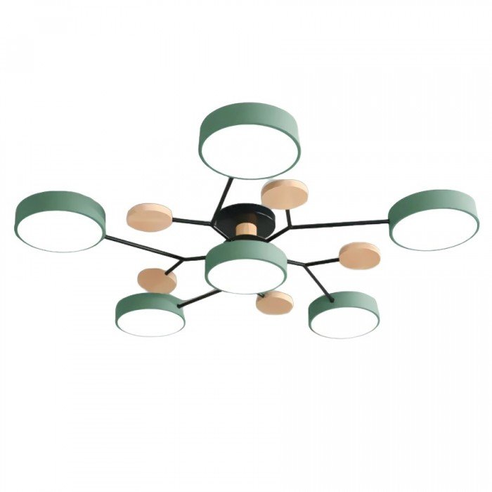 Energy-saving branching LED ceiling light, perfect for contemporary Nordic home lighting.