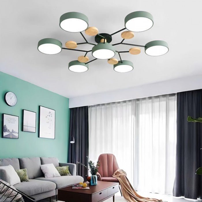 Nordic design branching LED light, bringing sophisticated contemporary lighting to any interior.