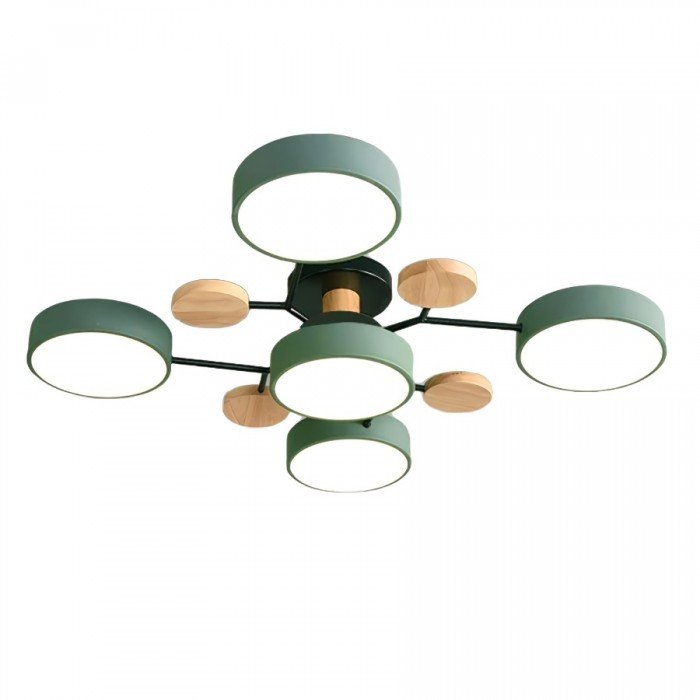 Modern LED ceiling fixture, a branching design with a refined Nordic touch for dining areas.