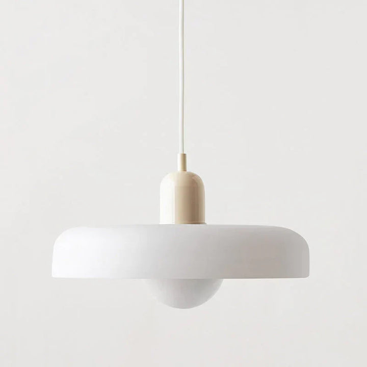 Contemporary hanging light, adjustable for home interior design.