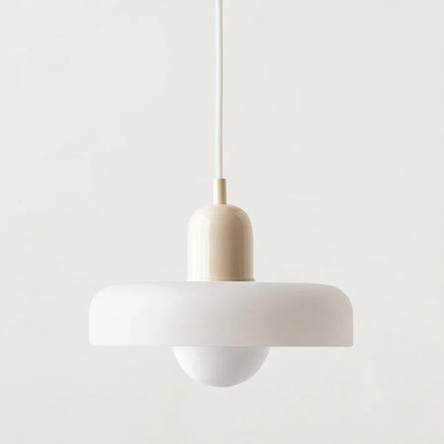 Contemporary hanging lamp, smoked glass, perfect for a sophisticated ambiance.