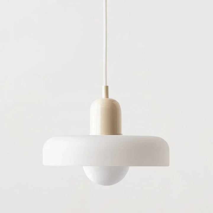 Contemporary hanging lamp, smoked glass, perfect for a sophisticated ambiance.