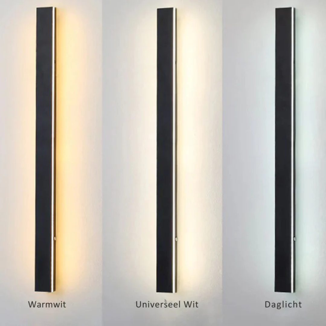 Modern outdoor LED wall lamp, perfect for enhancing garden and entryway decor.